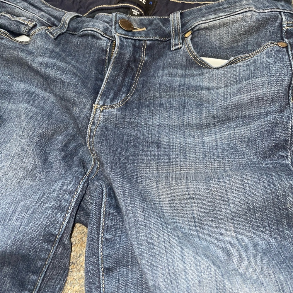 PAIGE Blue Skinny Jeans with Natural Fading